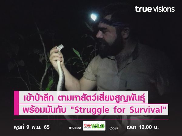 เข้าป่าลึก ตามหาสัตว์เสี่ยงสูญพันธุ์ พร้อมช่วยเหลือมันไปกับ "Struggle for Survival" 