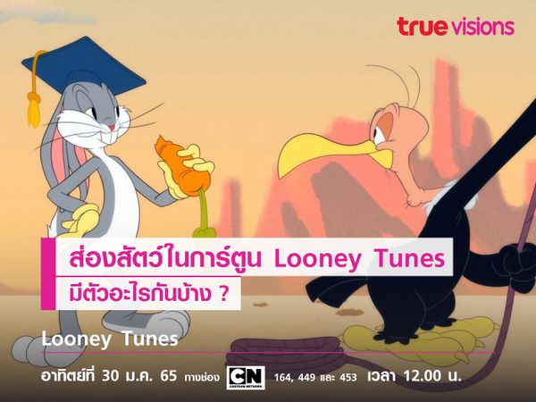 พาส่องสัตว์ในการ์ตูน Looney Tunes  มีตัวอะไรบ้าง?